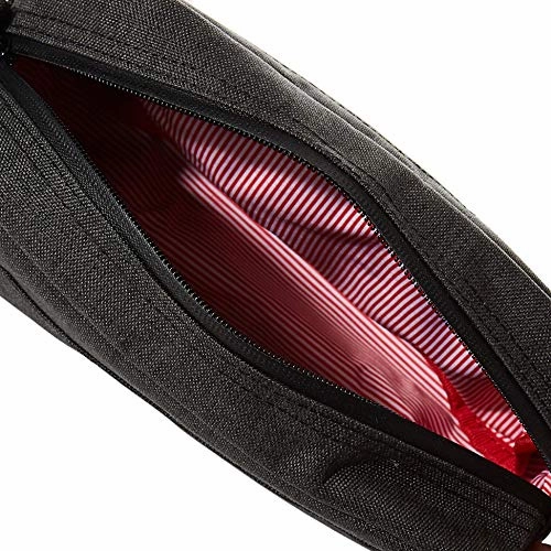 Herschel Chapter Toiletry Kit, Black Crosshatch, Carry-On 3L