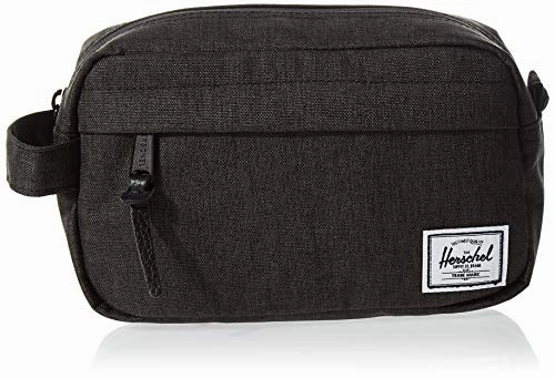 Herschel Chapter Toiletry Kit, Black Crosshatch, Carry-On 3L