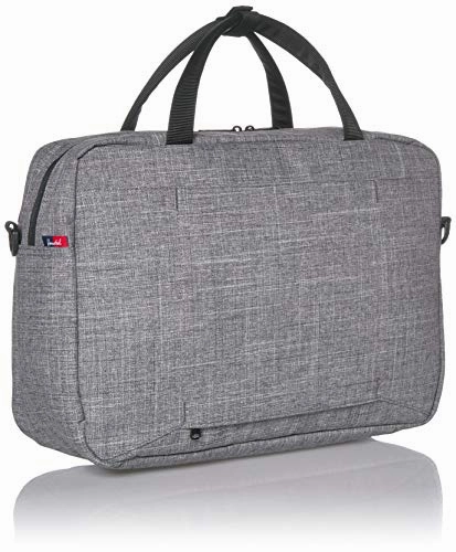 Herschel Gibson Laptop Messenger Bag, Raven Crosshatch, One Size