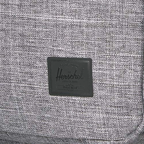 Herschel Gibson Laptop Messenger Bag, Raven Crosshatch, One Size