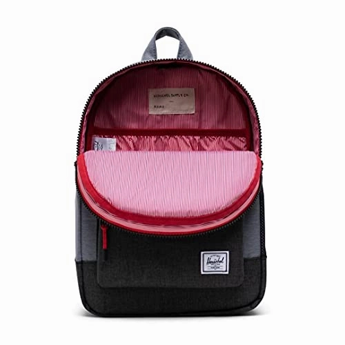 Herschel Kids' Little KidHeritage, Mid Grey Crosshatch/Black Crosshatch, One Size