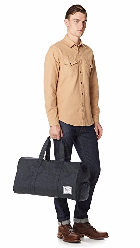 Herschel Novel Duffel Bag, Black Crosshatch, Classic 42.5L