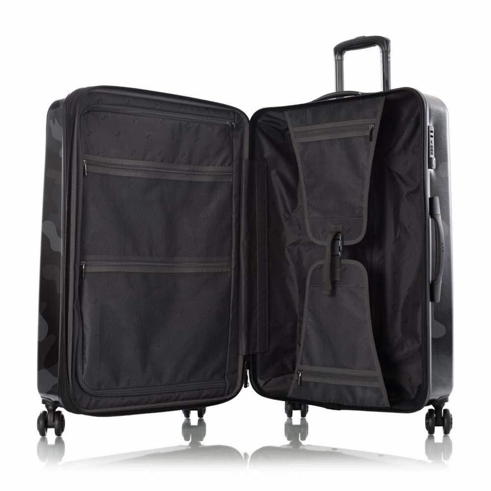 Heys America Black Camo 4-Wheel Spinner Hardside Luggage