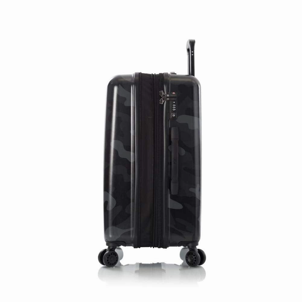 Heys America Black Camo 4-Wheel Spinner Hardside Luggage
