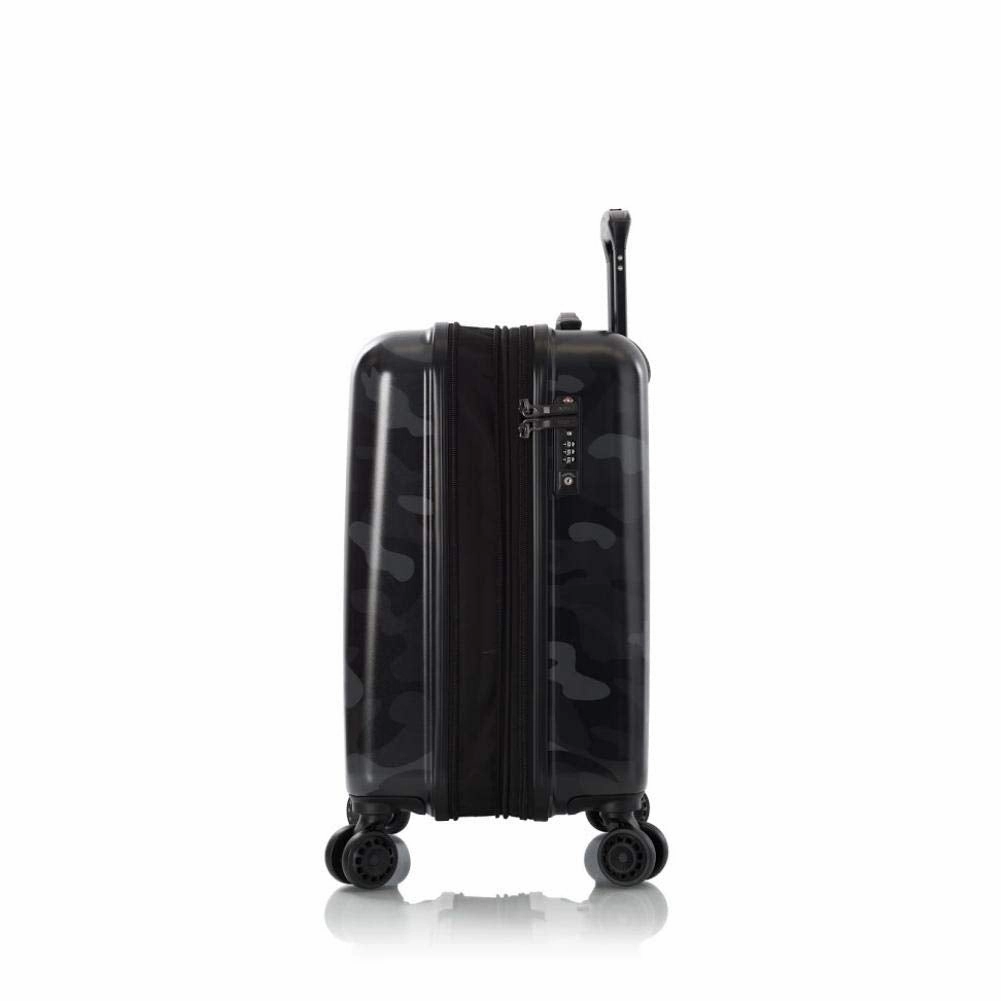Heys America Black Camo 4-Wheel Spinner Hardside Luggage