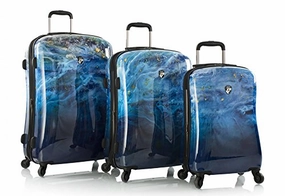 Heys America Blue Agate 3 Piece Spinner Set