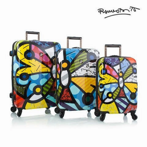Heys America Britto Spinner - 3 Piece set (Butterfly)
