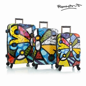 Heys America Britto Spinner - 3 Piece set (Butterfly)