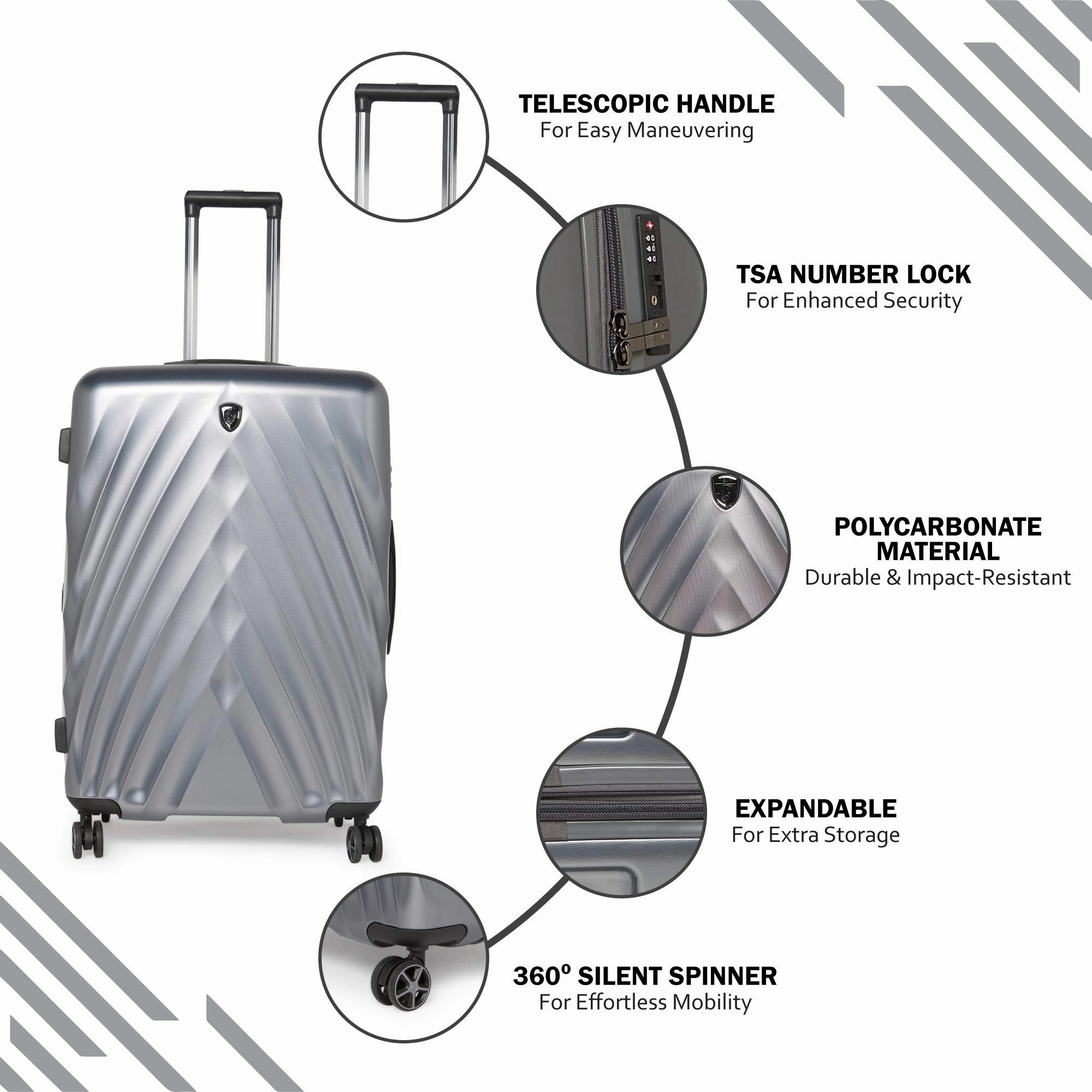 Heys America EcoLite 30" 4-Wheel Large Luggage
