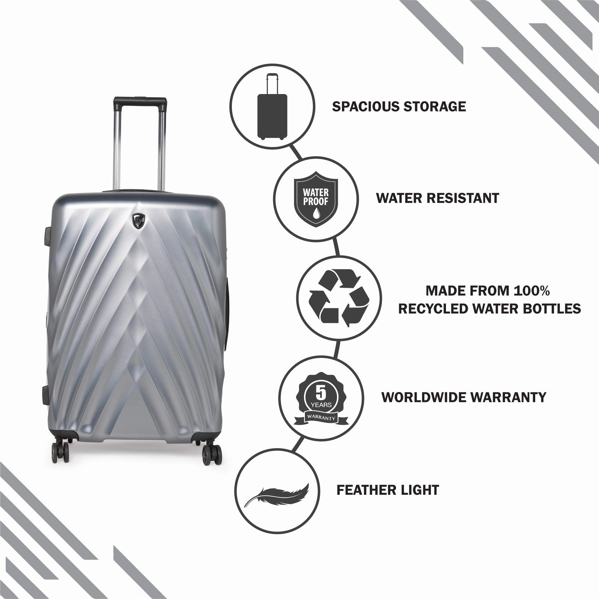 Heys America EcoLite 30" 4-Wheel Large Luggage