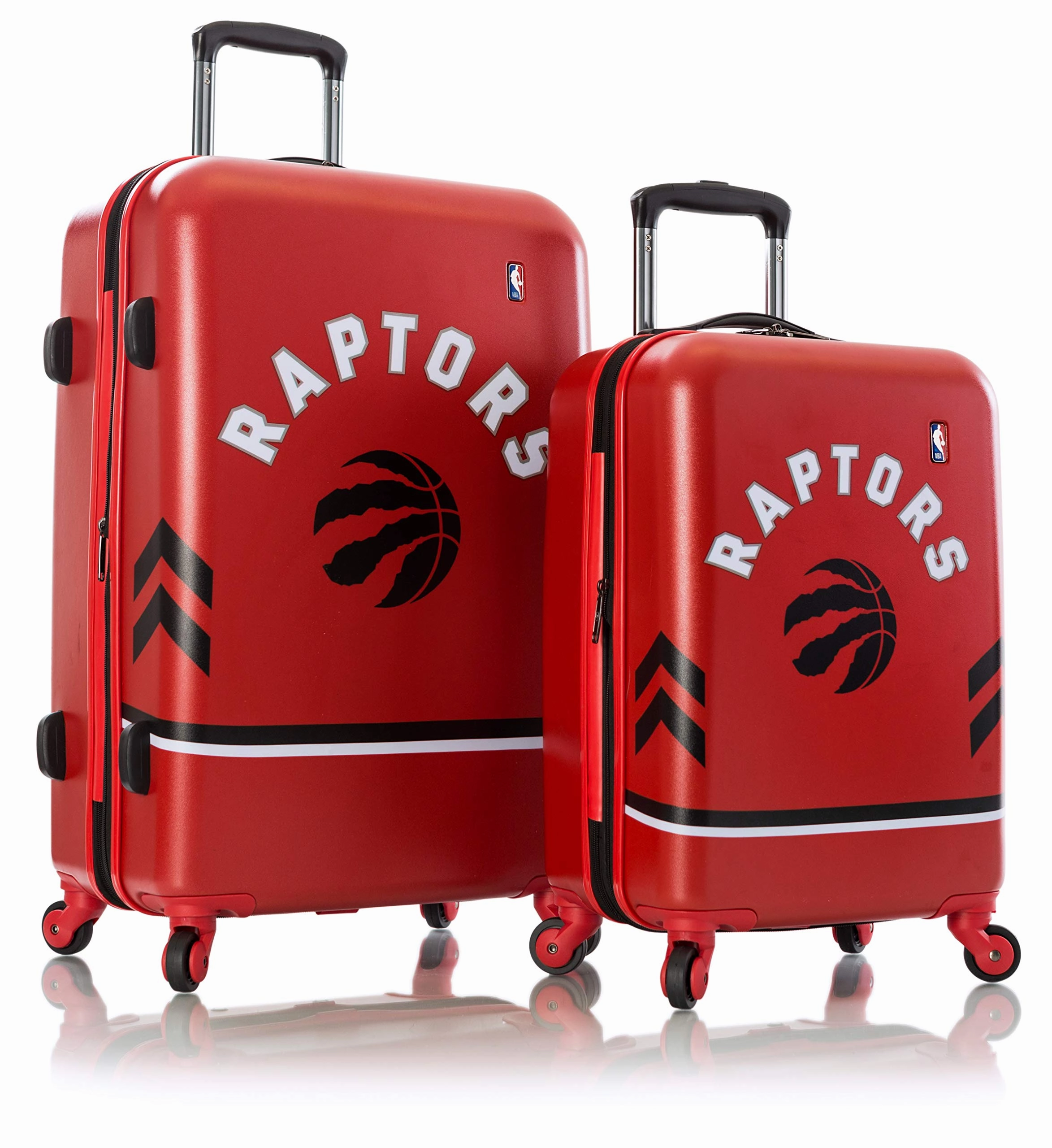 Heys America NBA Officially Licensed 2PC Set (21/26") 4-Wheel Luggage Sets