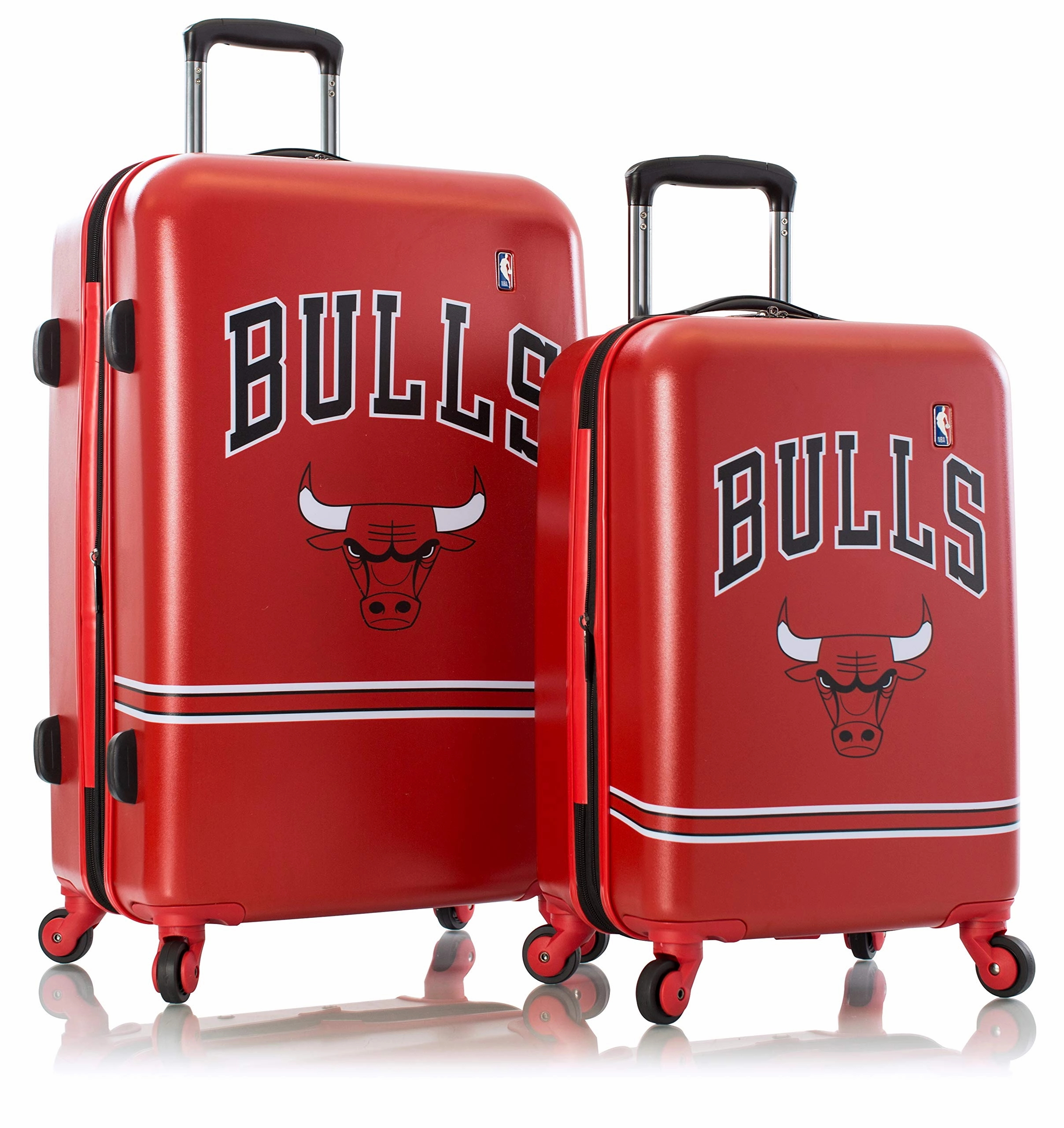 Heys America NBA Officially Licensed 2PC Set (21/26") 4-Wheel Luggage Sets