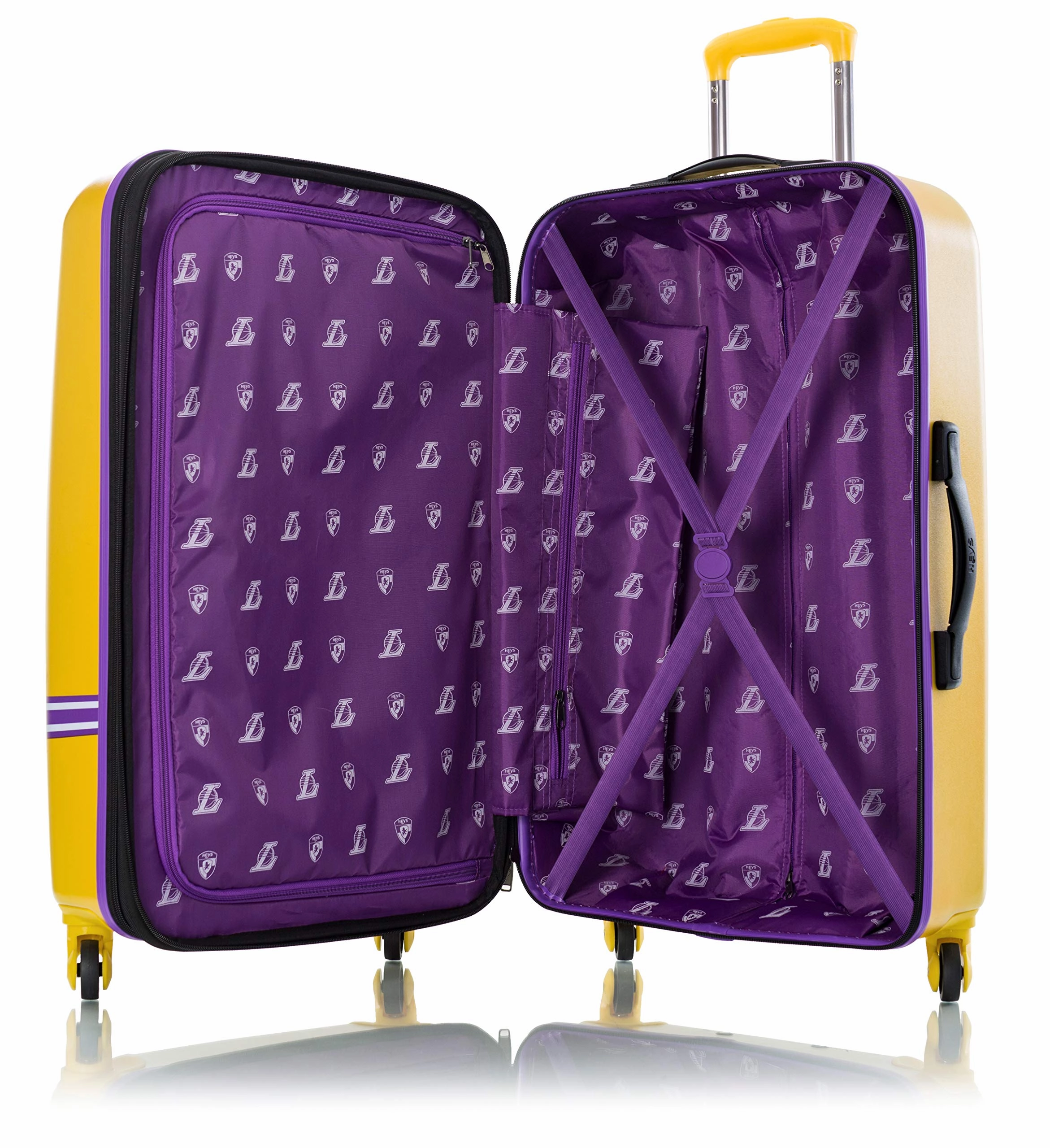 Heys America NBA Officially Licensed 2PC Set (21/26") 4-Wheel Luggage Sets
