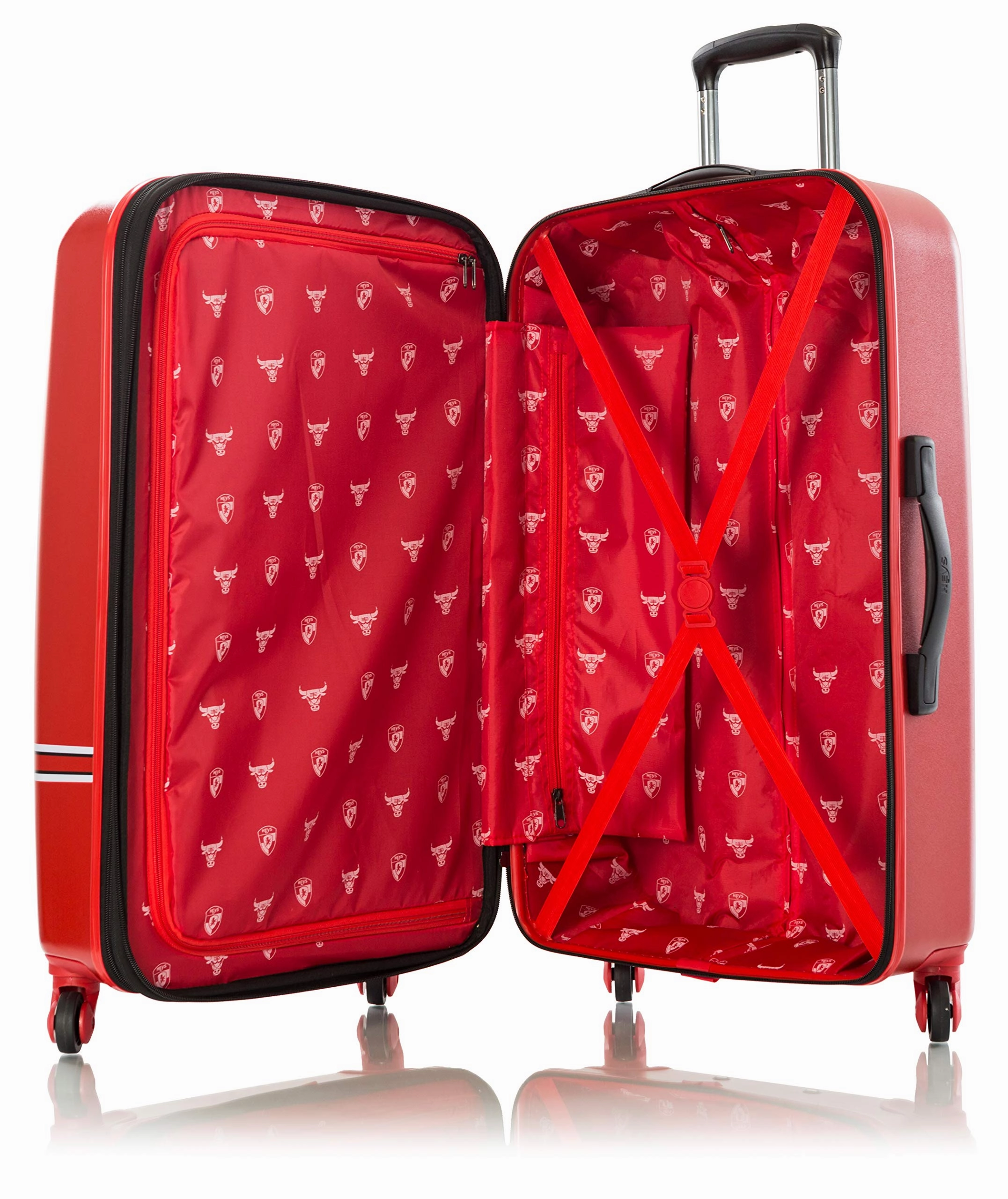 Heys America NBA Officially Licensed 2PC Set (21/26") 4-Wheel Luggage Sets
