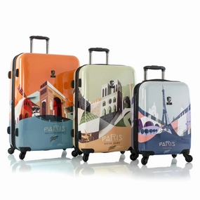Heys America Riccardo Guasco Paris 3 Piece Set (20"/24"/28") 4-Wheel Luggage Sets