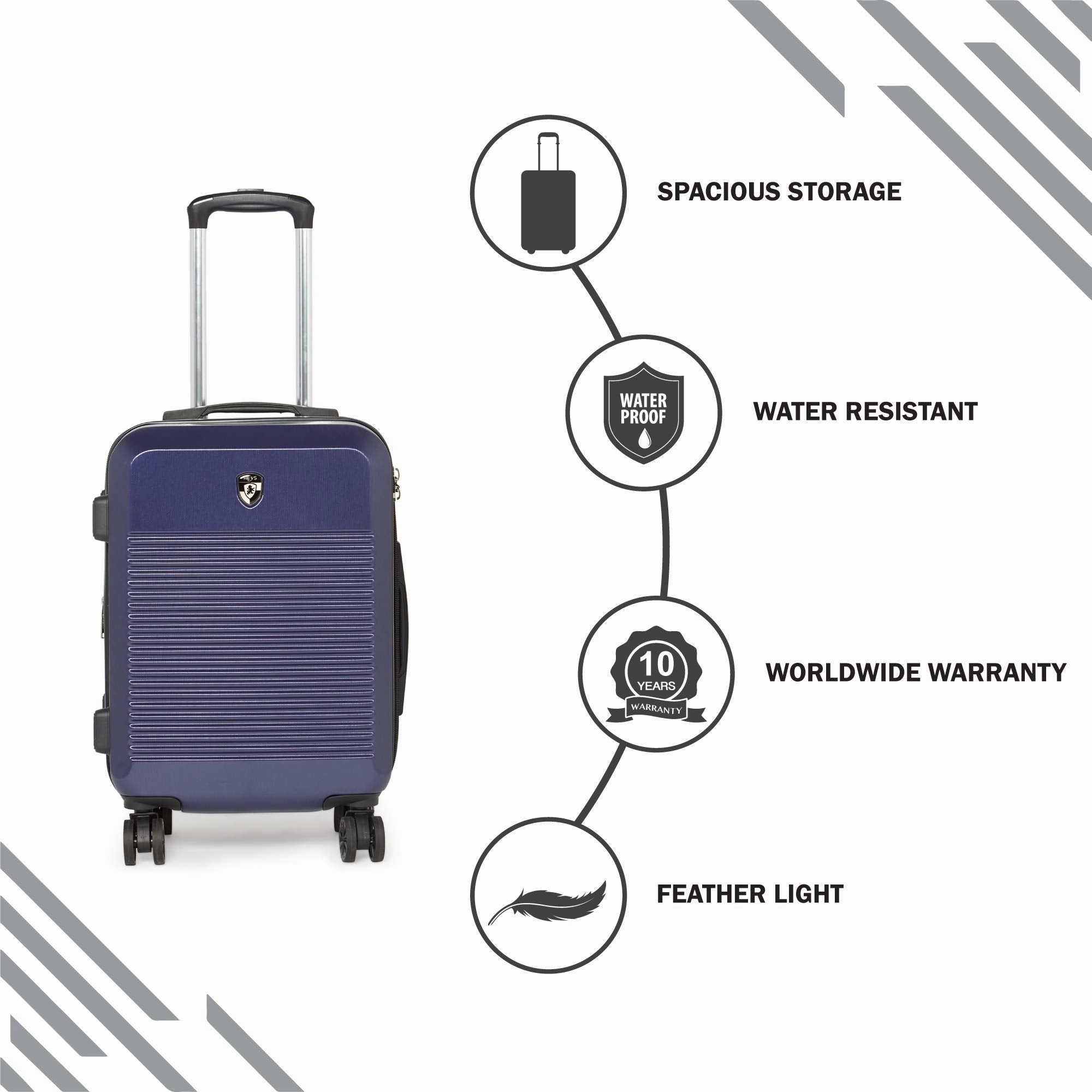 Heys America Terra-Lite 4-Wheel Spinner Hardside Luggage