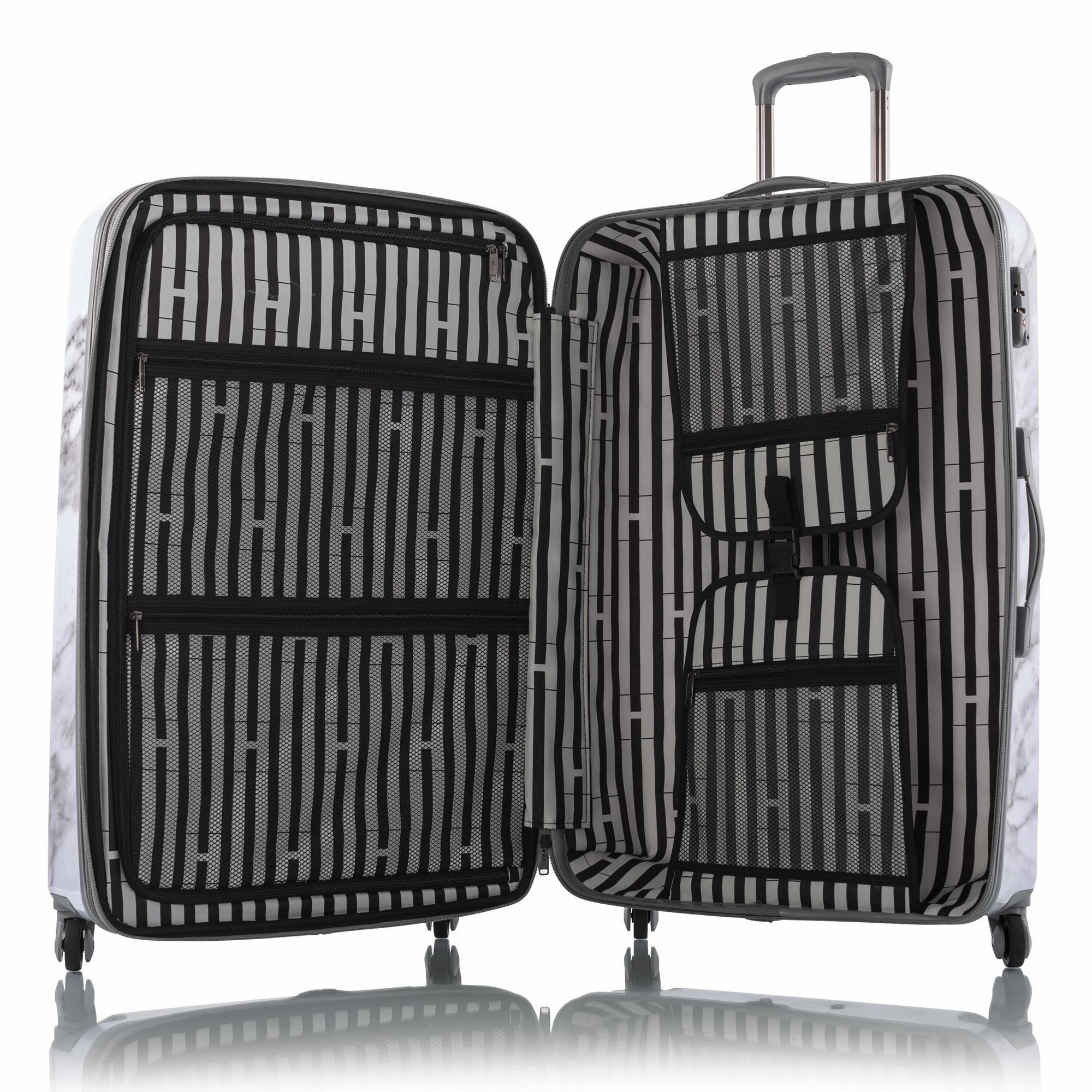 Heys America Unisex Carrara Marble Hardside Luggage