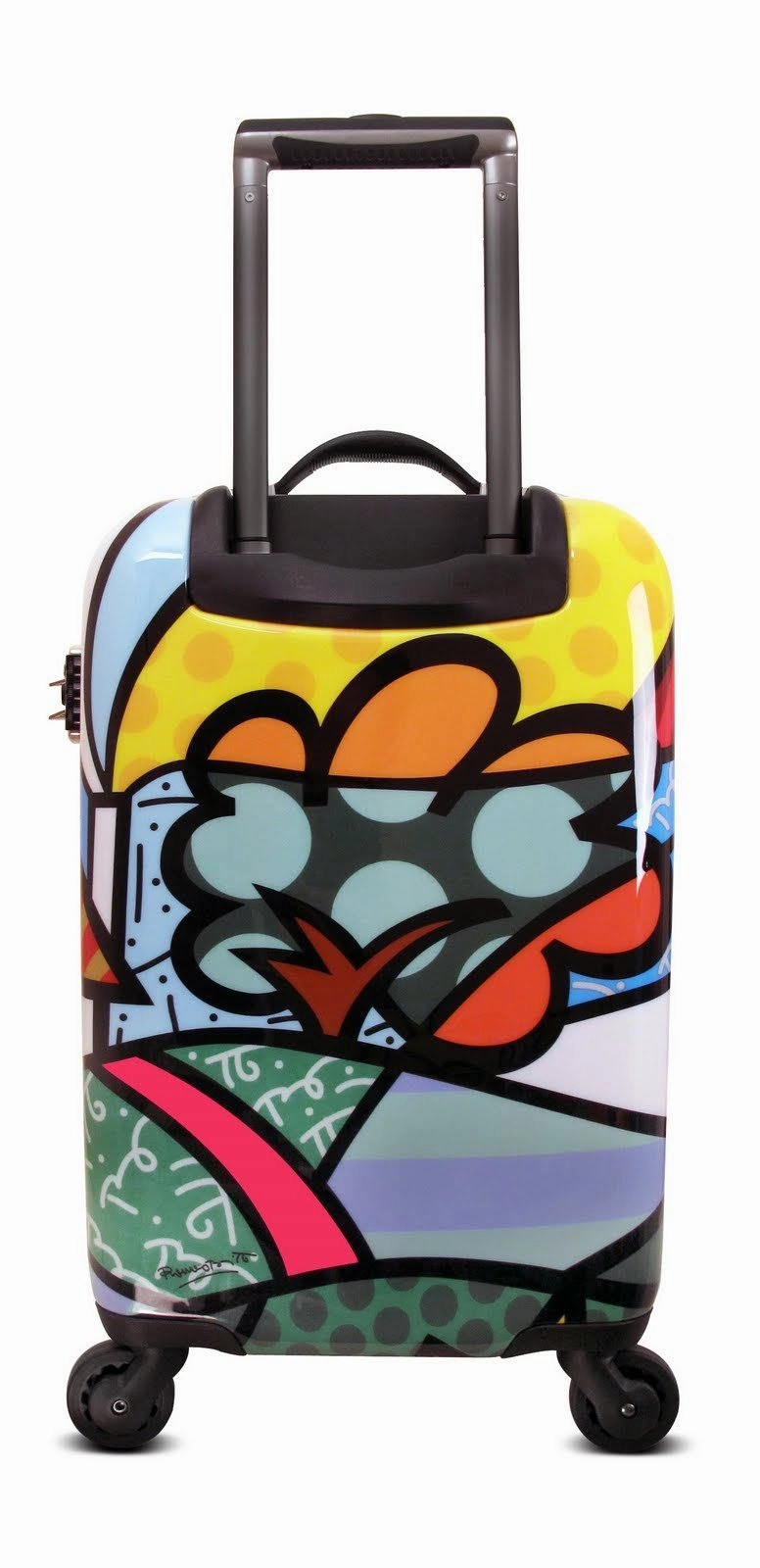 Heys America USA Britto Flowers 22" Hard Side Carry On Suitcase