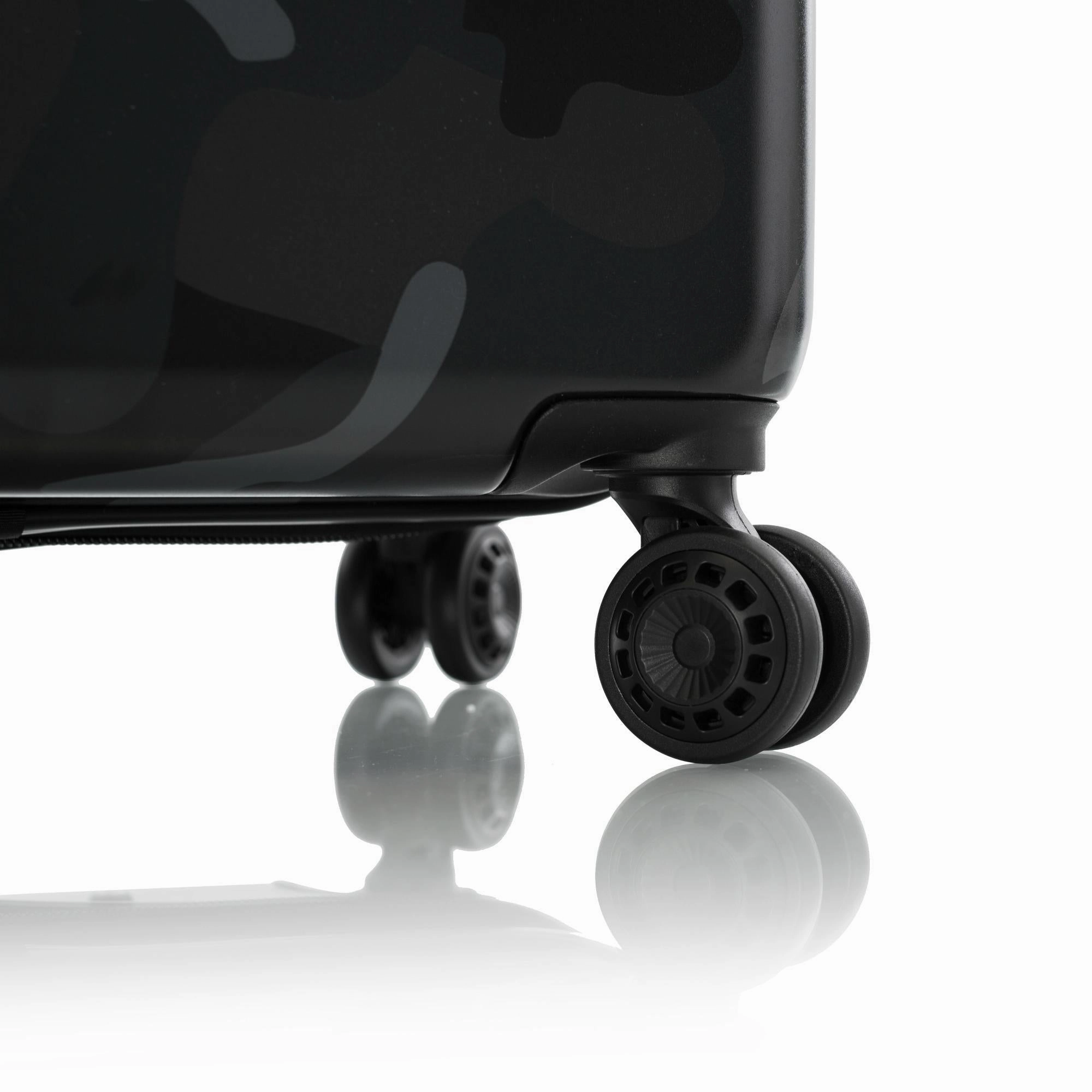Heys Black Camo 3 Piece Spinner Set