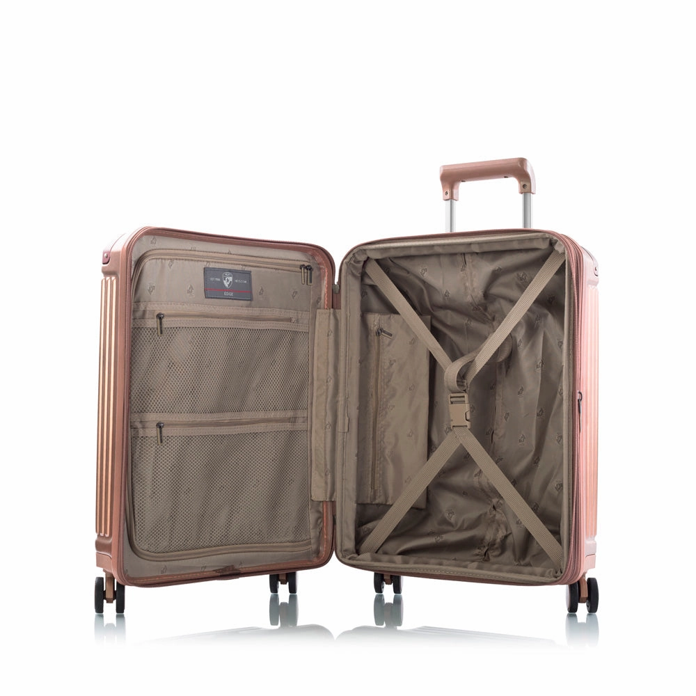 Heys Edge Polycarbonate Expandable Spinner 3 piece  Luggage set with TSA lock
