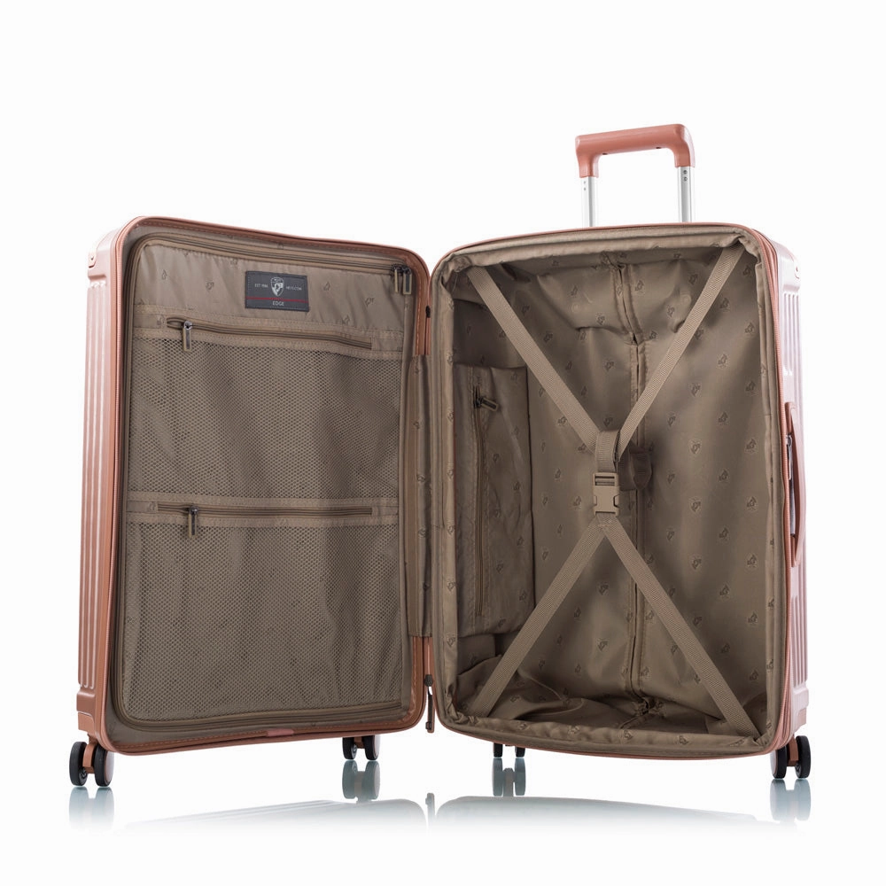 Heys Edge Polycarbonate Expandable Spinner 3 piece  Luggage set with TSA lock