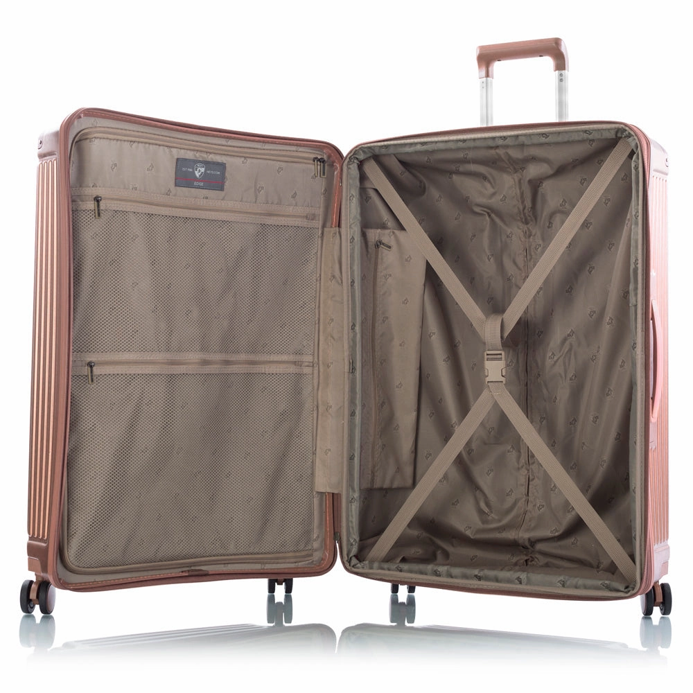 Heys Edge Polycarbonate Expandable Spinner Large Luggage with TSA lock