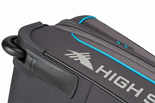 High Sierra Evanston Carry On Upright Luggage, Black/Lime Green