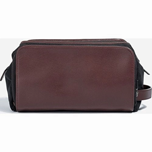 Hook & Albert Leather Toiletry Kit (Brown)
