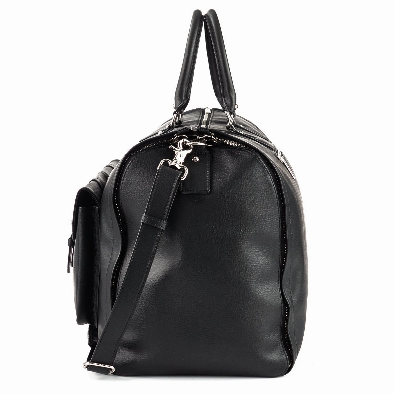 Hook and Albert Men's Leather Garment Weekender Bag