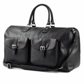 Hook and Albert Men's Leather Garment Weekender Bag