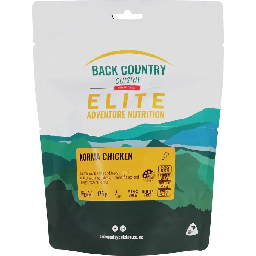 Enjoy 80% discount BACK COUNTRY CUISINE Elite Meals , best quality and reasonable price for you.