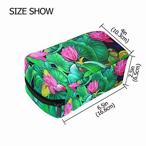 HU MOVR Makeup Organizer Murali Butterfly Womens Zip Toiletry Bag Large Case Cosmetic Bags