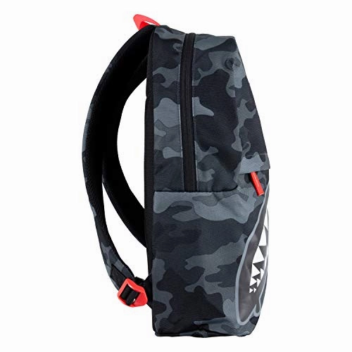 Hurley Kids' One and Only Backpack, Grey Camo Shark, Large