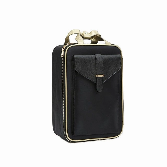 Hylhexyr Makeup Box Professional Portable Totes Shoulder Bag Cosmetic Case Toiletry Backpack