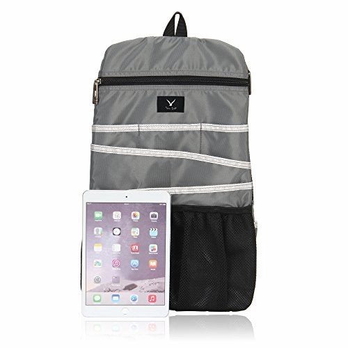 Hynes Eagle Universal Backpack Insert Organizer Travel Bag Slip Gadget Organization Kit Ashy