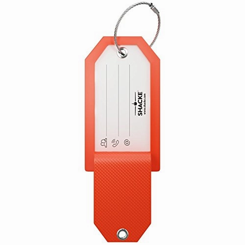 Initial Luggage Tag With Full Privacy Cover And Stainless Steel Loop  (Letter L)
