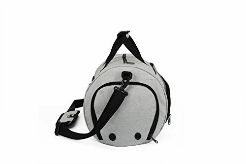 INOXTO Fitness Sport Small Gym Bag with Shoes Compartment Waterproof Travel Duffel Bag for Women and Men