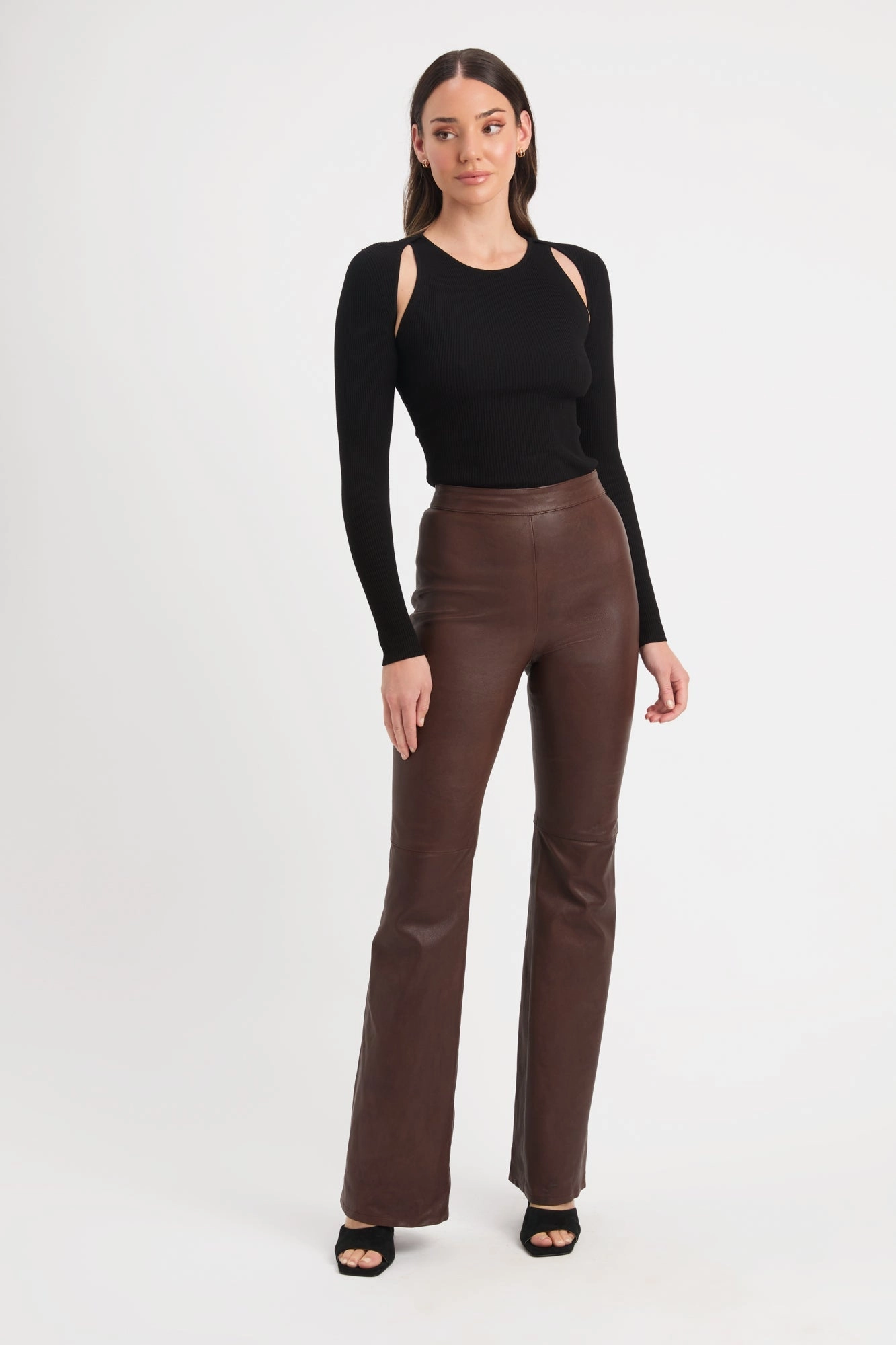 Iona Leather Pant affordable womens bottoms sale