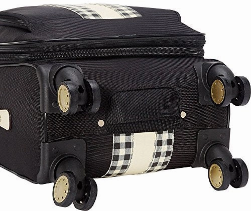 Isaac Mizrahi Baird Collection 20-Inch Carry-On Expandable Spinner Suitcase