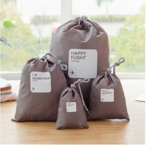 IUX 4pcs/lot Set Travel Accessories Men and Women Clothes Classified Organizers Packing Bags