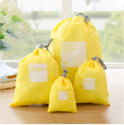 IUX 4pcs/lot Set Travel Accessories Men and Women Clothes Classified Organizers Packing Bags