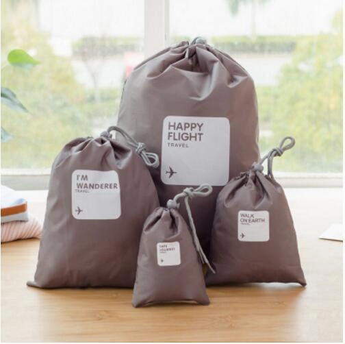 IUX 4pcs/lot Set Travel Accessories Men and Women Clothes Classified Organizers Packing Bags