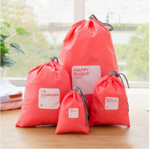 IUX 4pcs/lot Set Travel Accessories Men and Women Clothes Classified Organizers Packing Bags