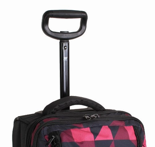 J World New York Vinewood Rolling Duffel, Block Pink, One Size