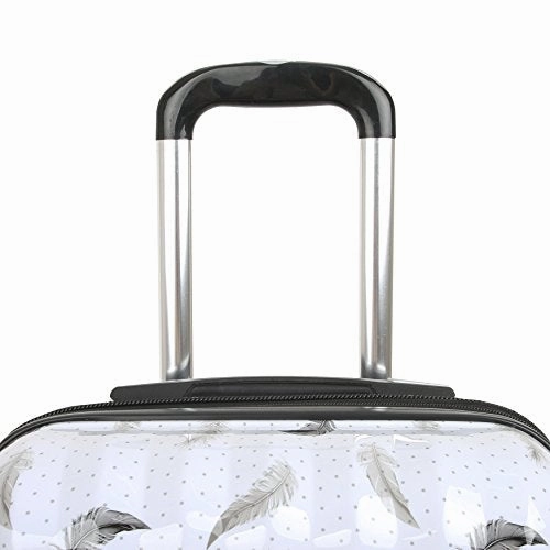 J World New York Women'S Art Polycarbonate Carry-On Luggage, Feather