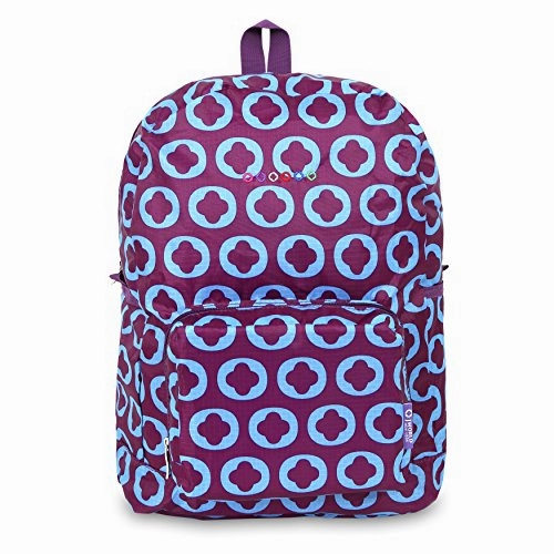 J World New York Women'S Buena Folding Backpack, J Logo, One Size