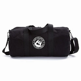 Jeep Don't Follow Me you Wont make it Heavyweight Canvas Duffel Bag in Black