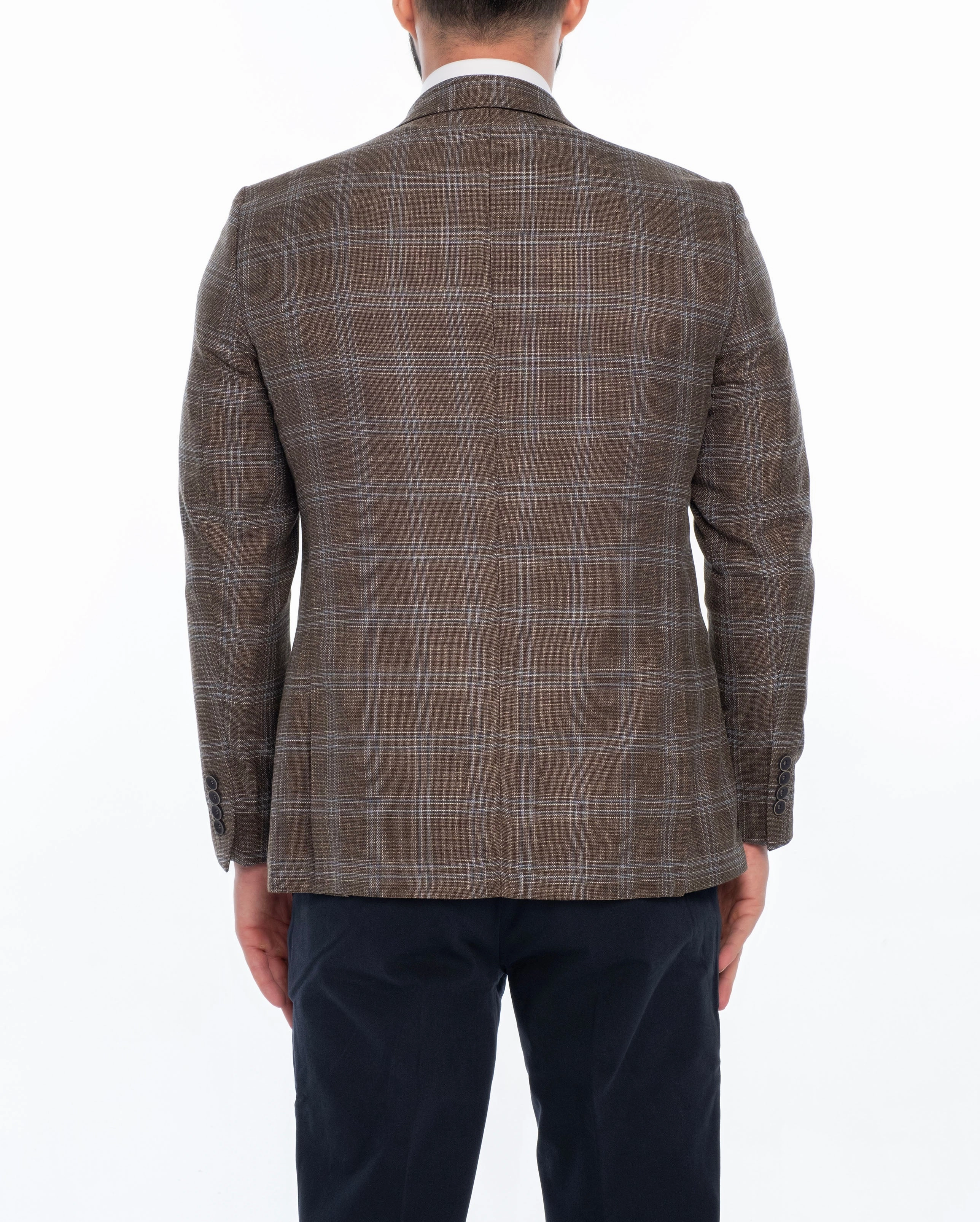 JERSEY REGULAR FIT PLAID SPORT COAT