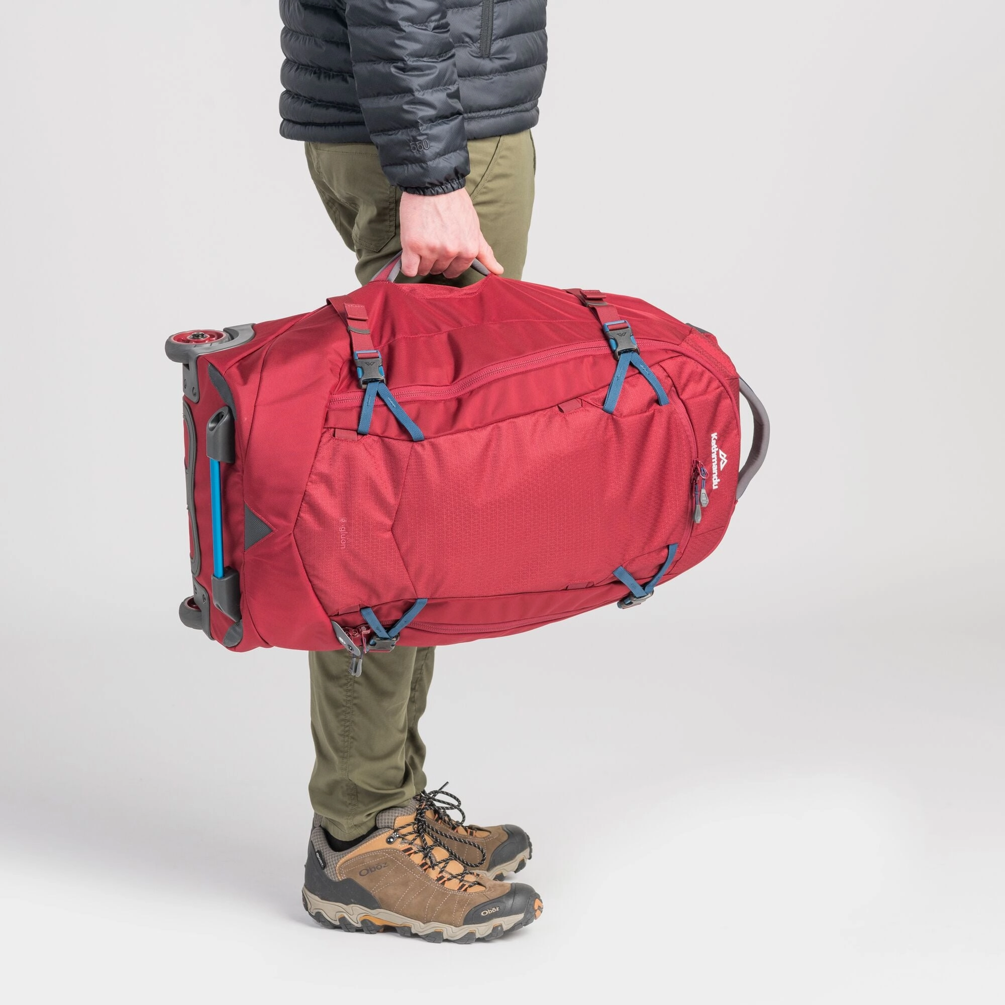 Kathmandu Hybrid Trolley v4 50L 2-Wheel Wheeled Duffel Bags