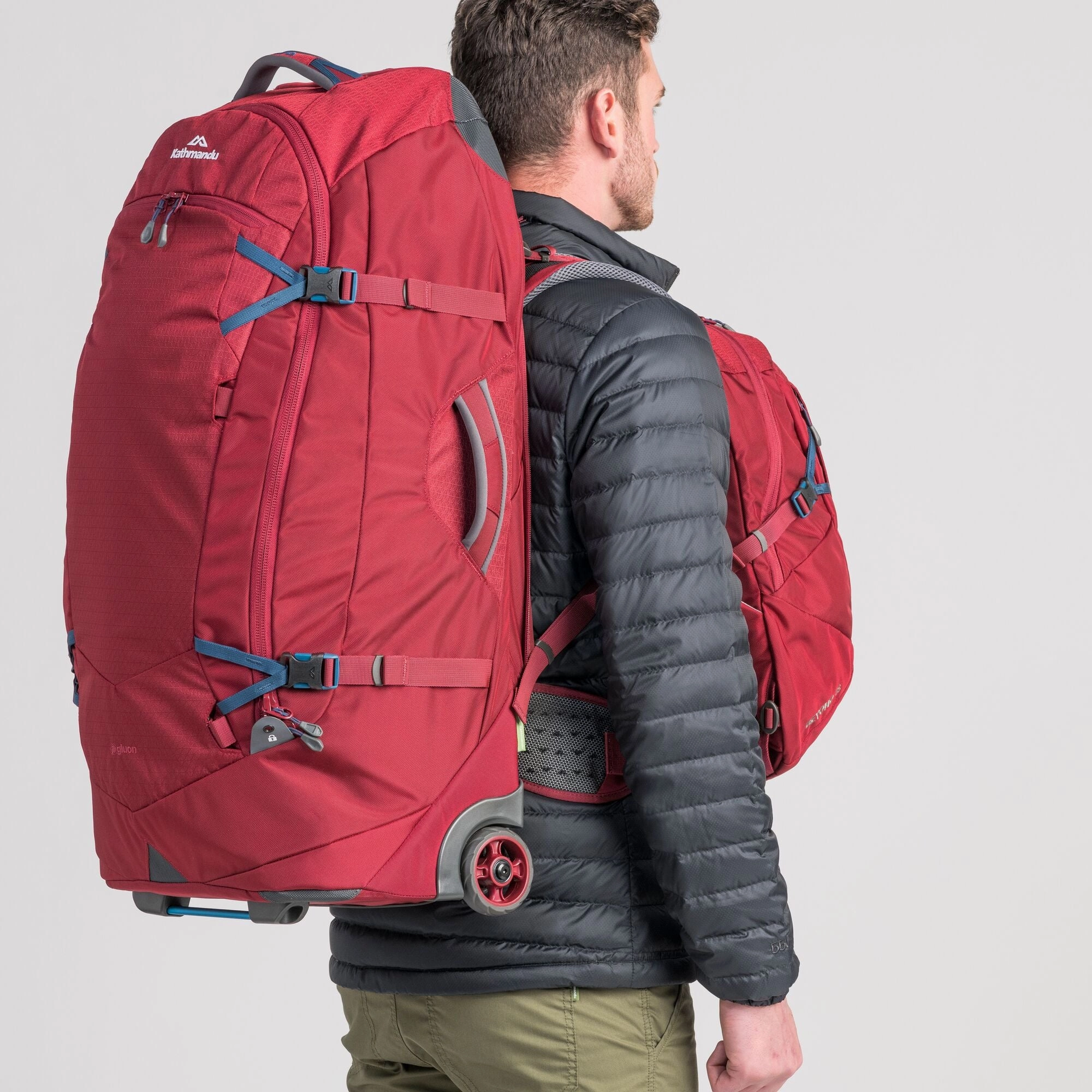 Kathmandu Hybrid Trolley v4 70L 2-Wheel Wheeled Duffel Bags